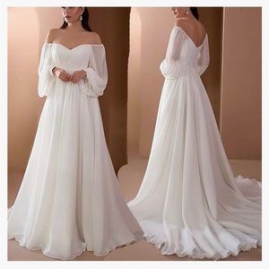 Sexy bride wedding dress